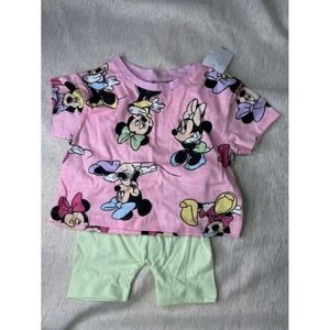Brand new Minnie mouse 12 month pink outfit